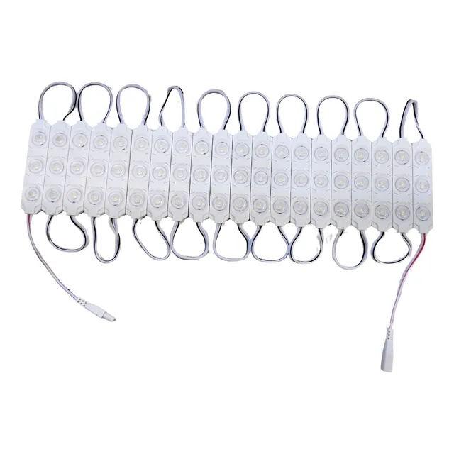 10pz Módulos 3 Led P/ Exterior Con Lupa 110v Directo