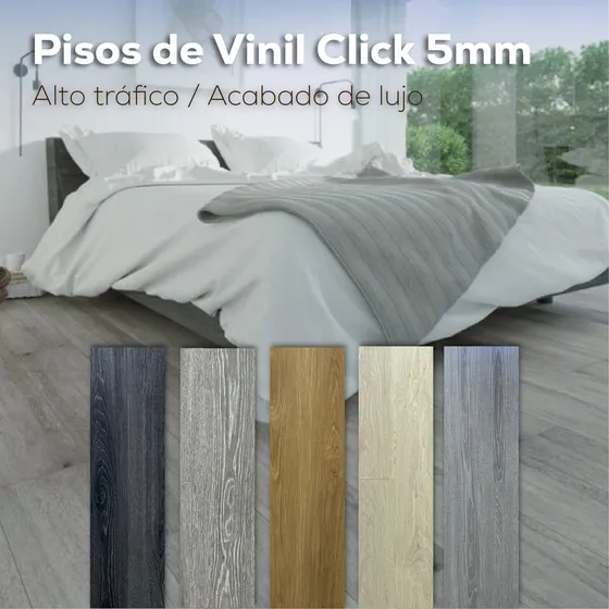 Pisos De Vinil Spc Click 5 Mm  Precio M2 - Casa Vinil