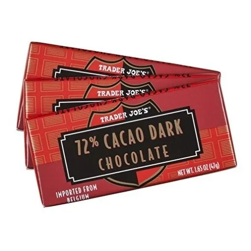 Trader 72% De Cacao Belga Oscuras Barras De Chocolate De Joe