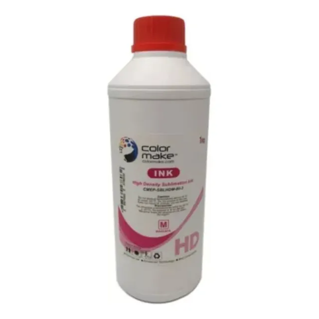 Bote De Tinta Magenta Sublimar Imprimir Hd Color Make 1 Lts