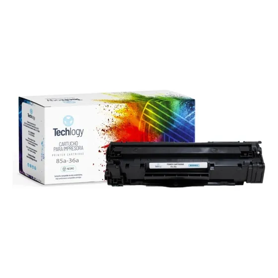 Toner Compatible Techlogy Con 85a P1102w M1132 P1109w Ce285a Tinta Negro