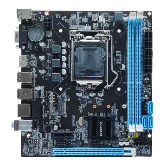 Placa Mae Bluecase Bmbh61-g2hg-m2 Ddr3 Lga 1155 Gigabit