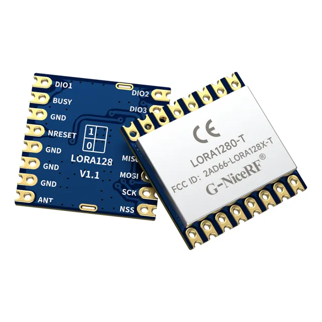 Módulo De Rf Lora1280-tcxo Fcc / Ce-red Chip Sx1280 2,4g