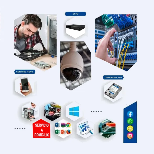 Camaras De Seguridad Laptop Cableado Redes Servidores Wifi