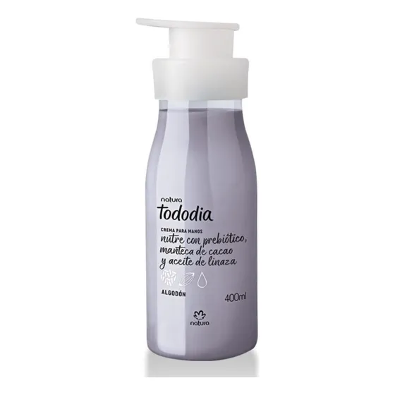Crema Corporal Algodon Tododia Natura 400ml