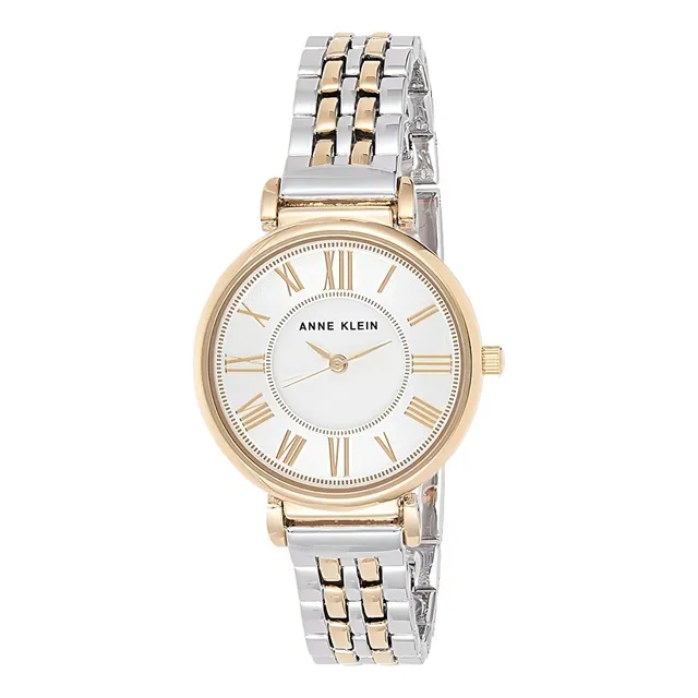 Anne Klein | Reloj Mujer 30 Mm | Ak/2159svtt | Original Color de la correa Plateado/Dorado Color del bisel Dorado Color del fondo Plateado