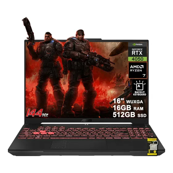 Laptop Asus Tuf Gaming A16 16 Wuxga Ips 144hz Amd