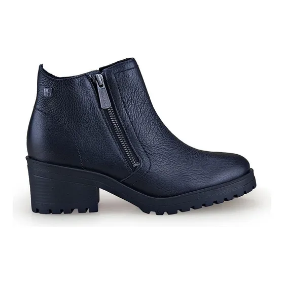 Bota Bottero Coturno Salto Médio Sola Tratorada 349102 Preta
