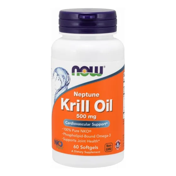 Aceite De Krill Neptuno De Supplement Now Foods, 60 Cápsulas