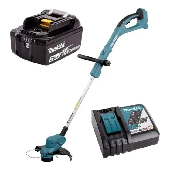 Kit Orilladora Inalambrica Makita Dur192lrf Color Turquesa