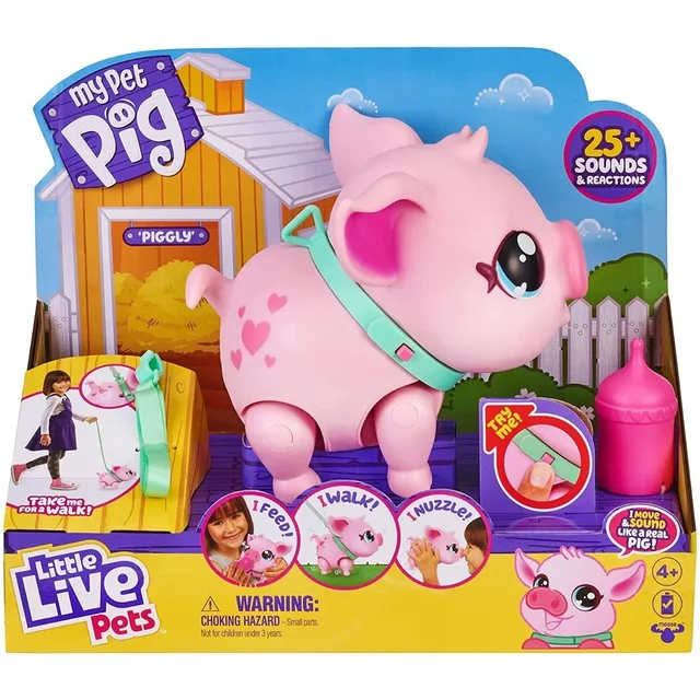 Juguete Cerdito Interactivo My Pet Pig Little Live Pets