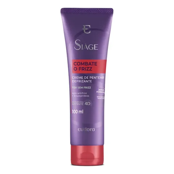 Creme De Pentear Defrizante Eudora Siàge Combate O Frizz