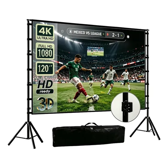 Pantalla De Proyector Anti Luz 120 Pulgadas Alta Ganancia 4k