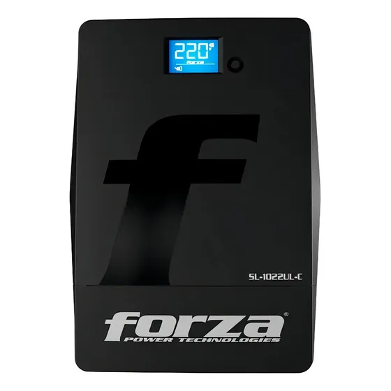 Ups Regulador Voltaje 1000va De 4 Tomas Forza Sl-1022ul-c Color Negro | Cuotas sin interés