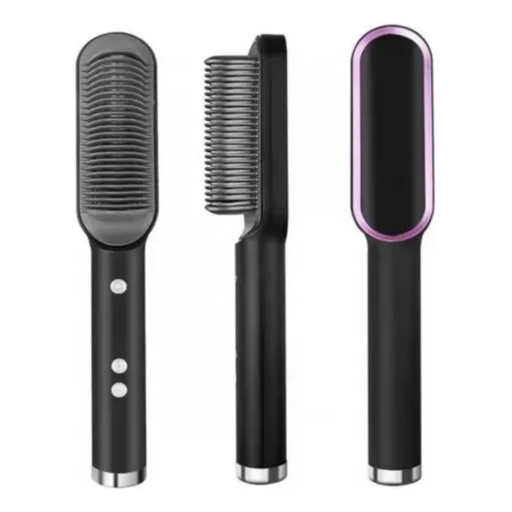 Escova Pente 5 Em 1- Alisa, Hidrata, Modela, Linha Premium