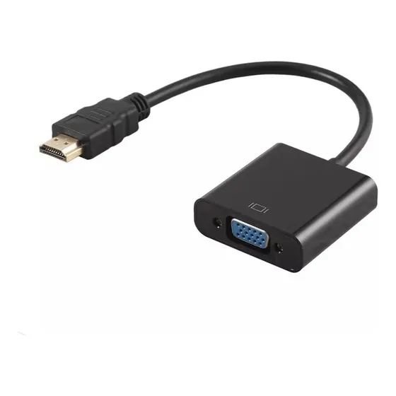 Cable Adaptador Conversor De Hdmi A Vga Full Hd 1080p Pc Laptop A Monitor O Tv Marca Jkrtech