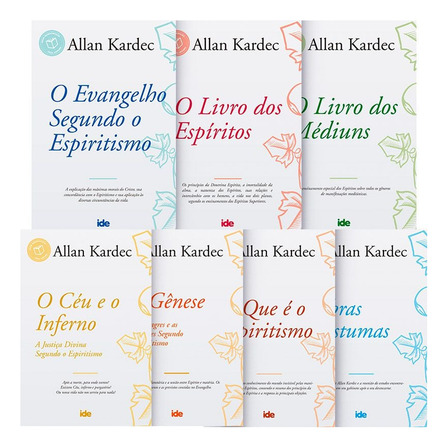 Kit Codificação - Allan Kardec - 07 Livros + 01 Brinde Evangelho No Lar - Ide Editora: Não Aplica, De : Allan Kardec / Tradução: Salvador Gentile. Editorial Ide, Capa Mole Em Português, 2021 Kit Codificação - Allan Kardec - 07 Livros + 01 Brinde Evangelho No Lar - Ide Editora: Não Aplica, De : Allan Kardec / Tradução: Salvador Gentile. Editorial Ide, Capa Mole Em Português, 2021