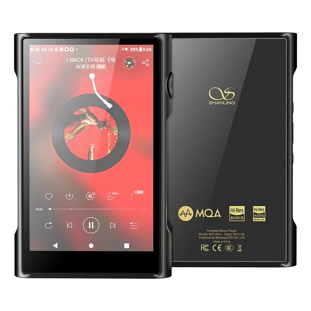 Shanling M3 Ultra Dap Hi-res Dsd256 Pcm32/384 Mqa16x C/funda