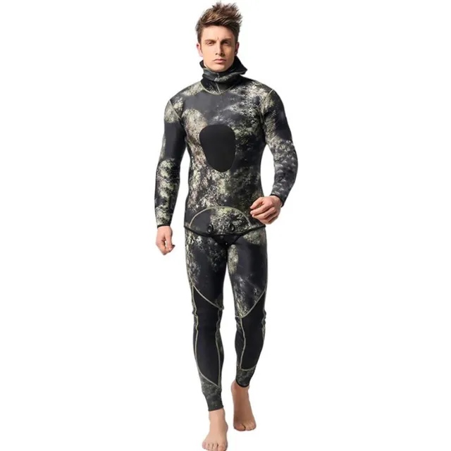Ckuakiwu Wet Suit,diving Suit Men Neoprene Hooded Warm S