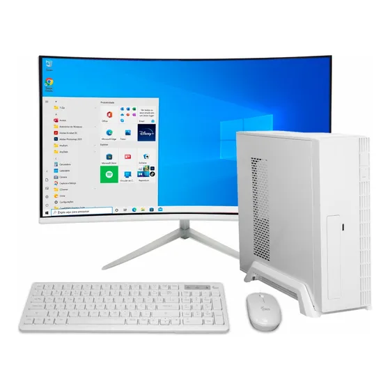Computador Pc Slim I9 11a 32gb Ram Nvme 1tb Gt730 Tela 23