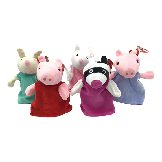 Títere De Mano Peppa Pig Varios Personajes 20cm Queoferta.uy