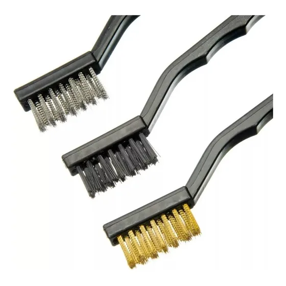 Set X 3 Cepillos Mini Alambre Curvo 
