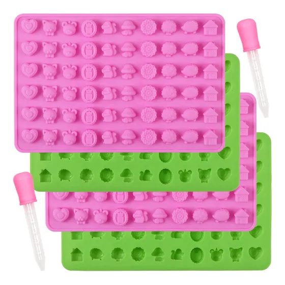 Moldes De Silicona Para Bosques Y Animales, Moldes Para Gomi