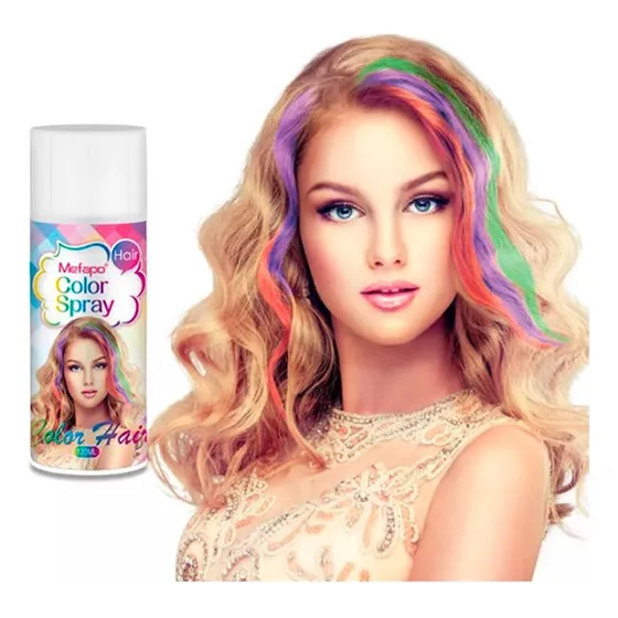 Spray Para Pintar Cabello De Colores Temporal
