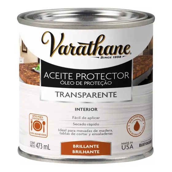 Aceite Protector Para Madera Alimenticio 473ml Rust Oleum
