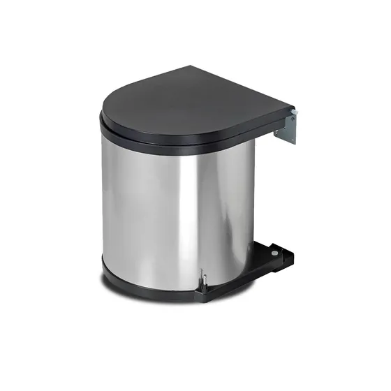Tobo Cesta Papelera Empotrable Acero Inox Herrajes De Cocina