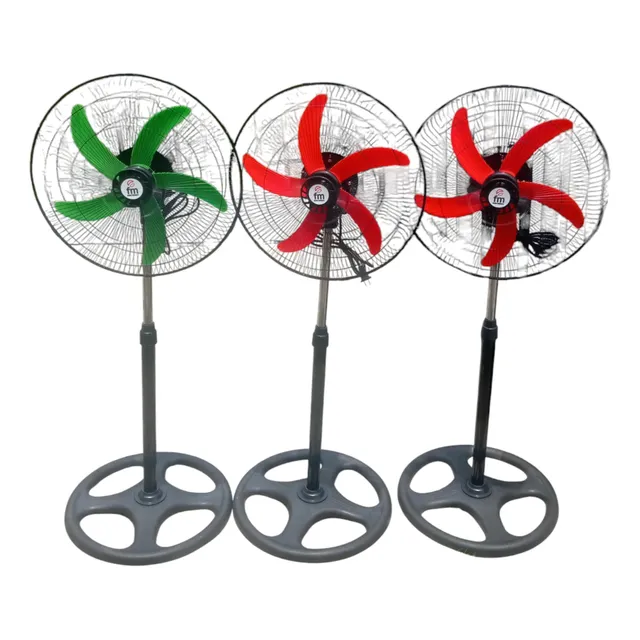 Ventilador De Pedestal Fm 18 Pulgadas 3 Vel Aspa Plastica