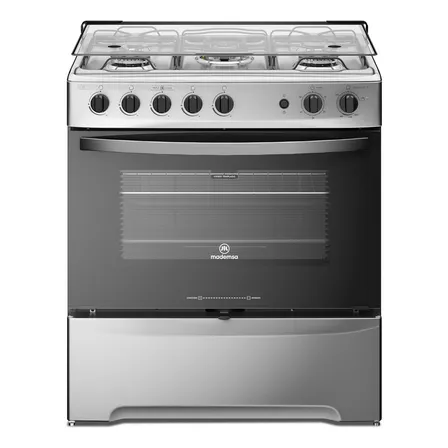 Cocina Mademsa M 920 T color acero inoxidable con puerta con visor