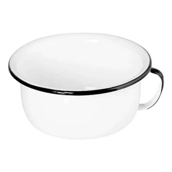Urinol Esmaltado 24 Branco Coletor Urina Mictório 3,5l