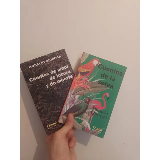 2libros H. Quiroga Gradifco C.de La Selva Y C.amor,locura