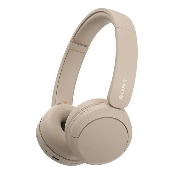 Auriculares inalámbricos Sony WH-CH520 Bluetooth Beige | Cuotas sin interés