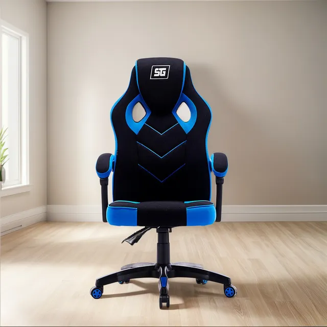 Silla Gamer Start The Game Reclinable 120kg Cgc301-bl Azul