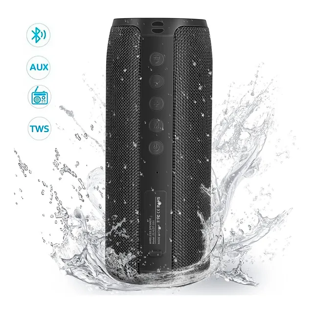 Bocina Bluetooth Speaker TYCCF Bocinas Computadora Para Pc Inalámbrica Portátil Altavoz Soporte 3.5 Mm Aux Tf Usb Para Interior Hogar Y Fiesta Negro Ipx7
