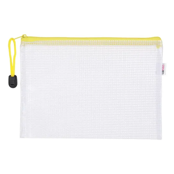 Sobre Plastico Pvc Con Cierre Zip Verde A5 Febo