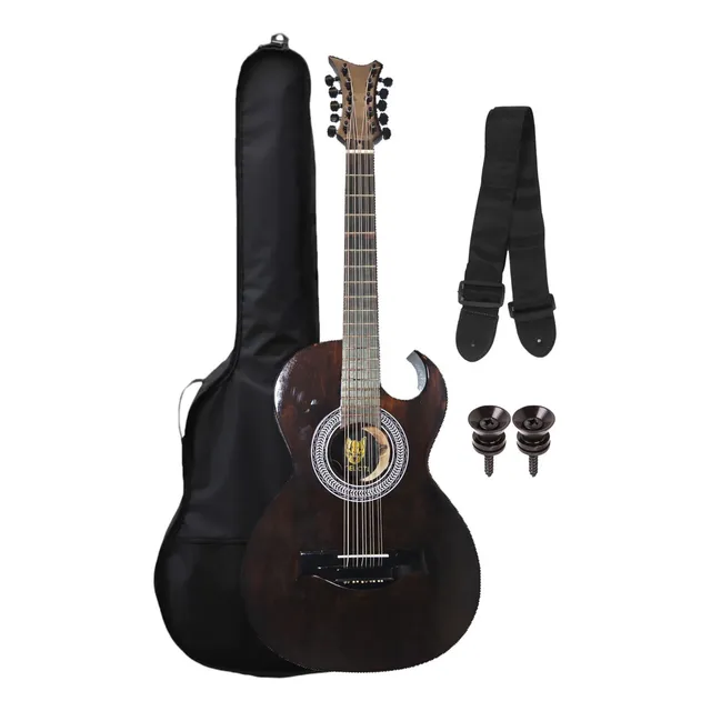 Bajo Quinto Electroacústico Ocelotl® Tabaco 10 Cuerdas Acabado del cuerpo Barnizado Orientación de la mano Diestro