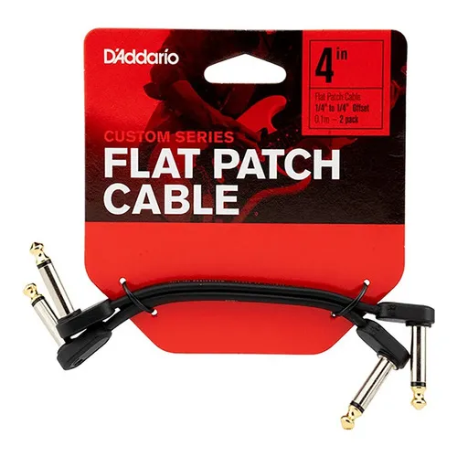 Daddario Pw-fprr-204os Pack 2 Cable Para Pedal Guitarra Bajo