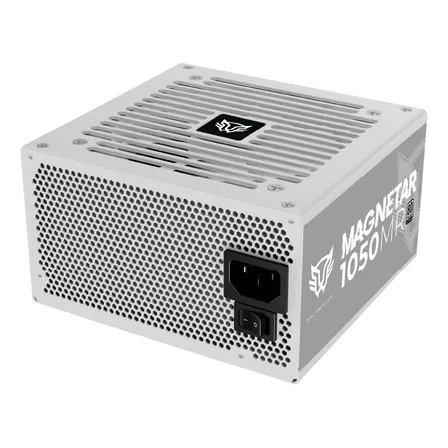 Fuente De Poder Balam Rush Atx Magnetar 1050 80plus Platinum Color Blanco