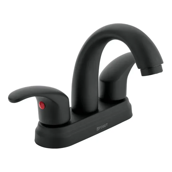 Mezcladora para lavabo Manerales Palanca negro Aqua Foset 45357
