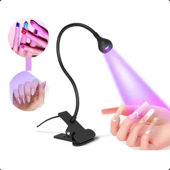 Mini Cabine Lanterna Clip De Mesa Led Uv Secagem Unhas Gel