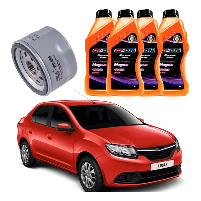 Filtro + Oleo De Motor 10w40 Sandero Logan 1.6 8v