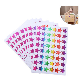 Estrella Stickers Hológrafo Para Decoración Recompensa Niños Estrella Stickers Hológrafo Para Decoración Recompensa Niños