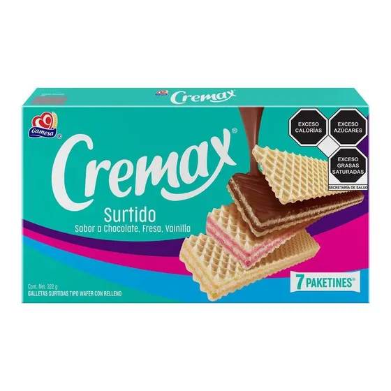 Galletas Gamesa Cremax Surtido 322g
