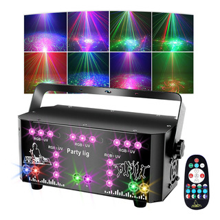 Luces Para Dj 21 Luces Láser De Fiesta Con Lentes Mejoradas Luces Para Dj 21 Luces Láser De Fiesta Con Lentes Mejoradas