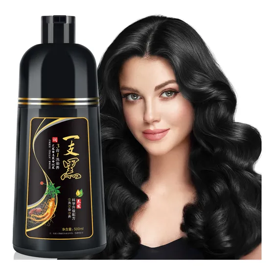 Shampoo Tinte Instantáneo Cubre Canas 3en1 Natural Jengibre