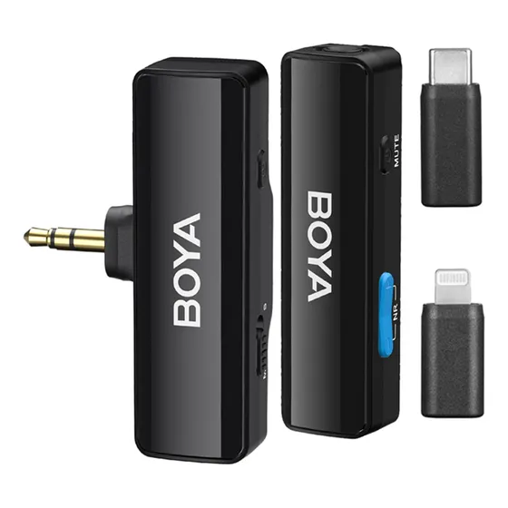 Microfone Lapela Boya Boyalink A1 Android/ios 3.5mm Preto