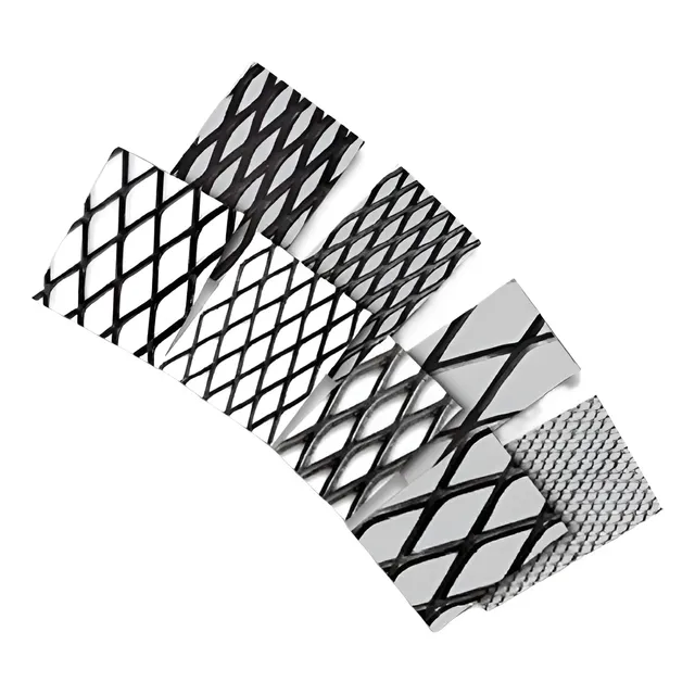 Metal Desplegado 450-16-20 En Hojas Mallas Metálicas Metálicas Gramabi Cerramiento Reja Paño Material Desplegable